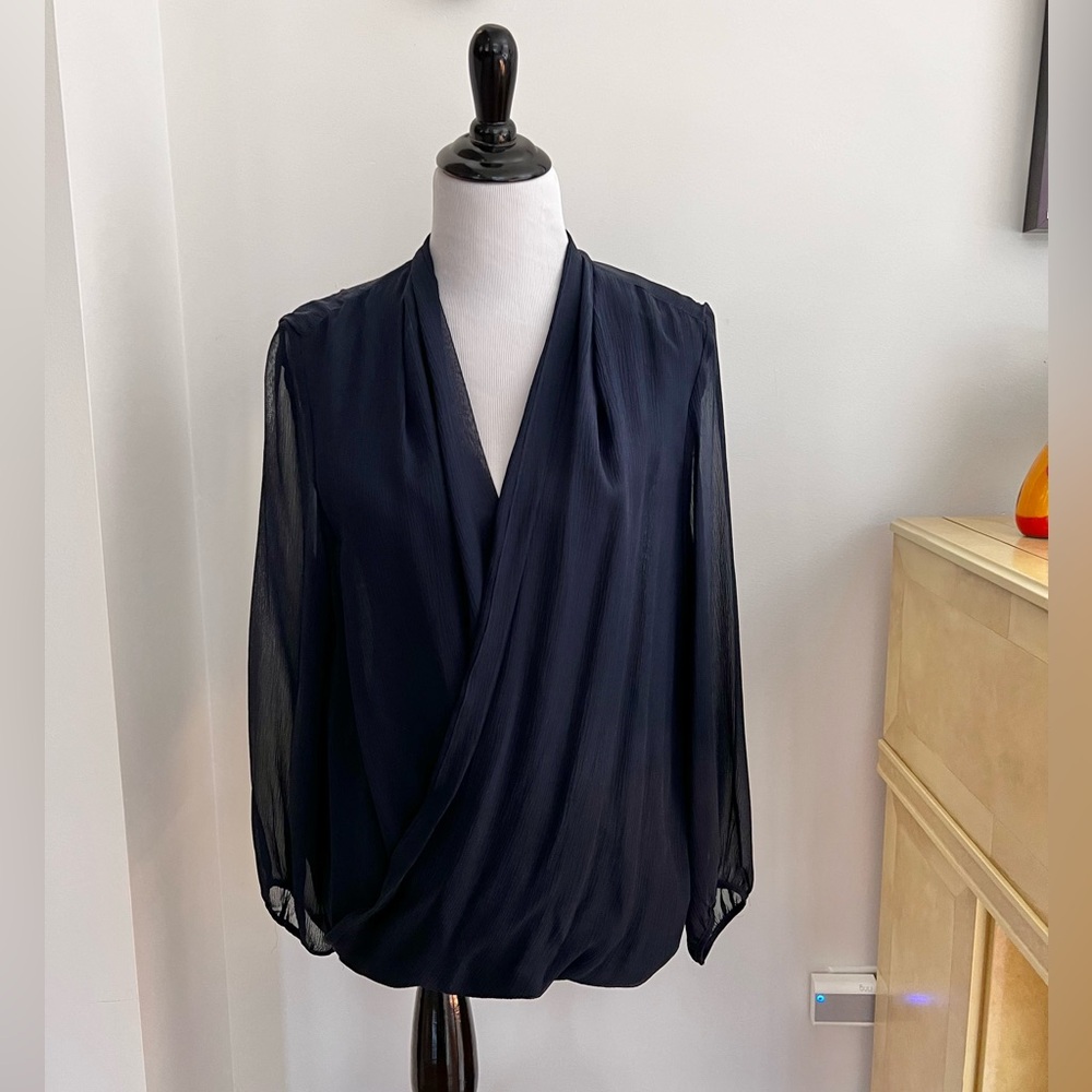 Amanda Uprichard wrap effect blouse